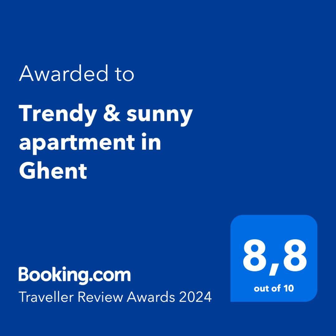 Trendy & Sunny Apartment In Gent Bagian luar foto